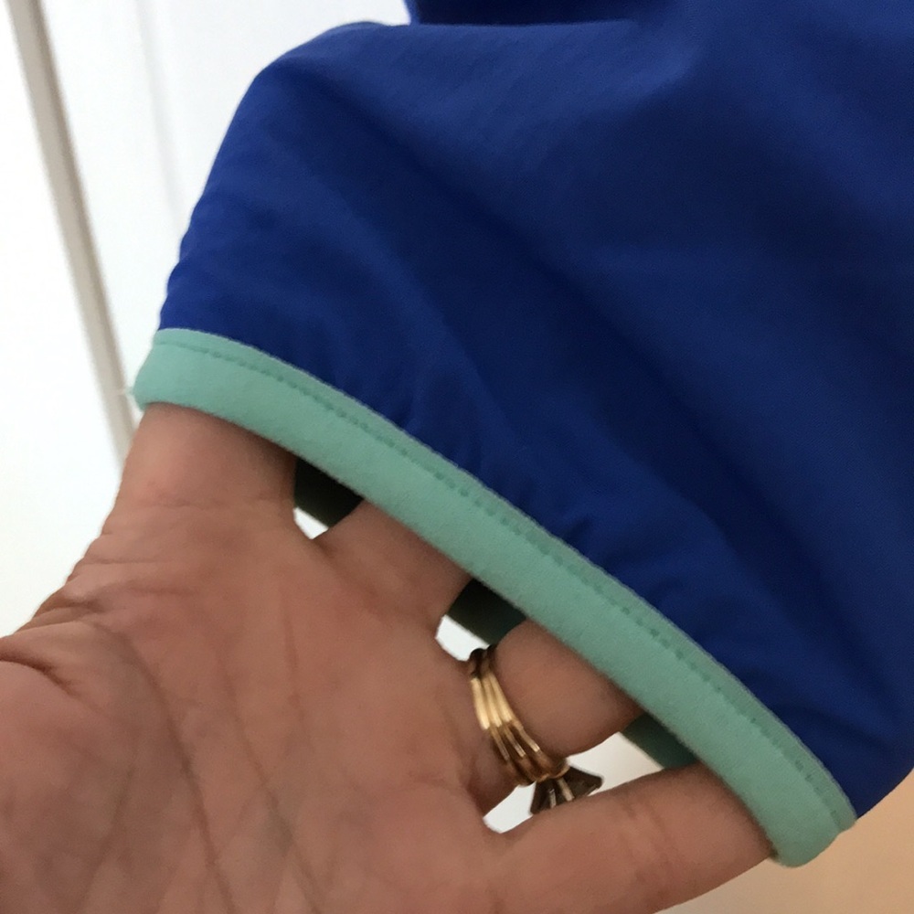 Chubbies Reversible 1/4 Zip Snap Fleece Nylon Pul… - image 4